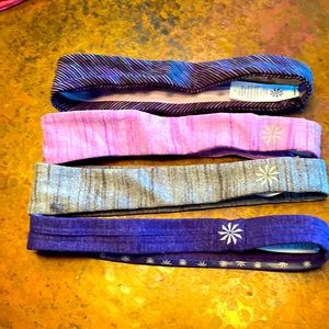 Athleta cotton stretchy headbands
